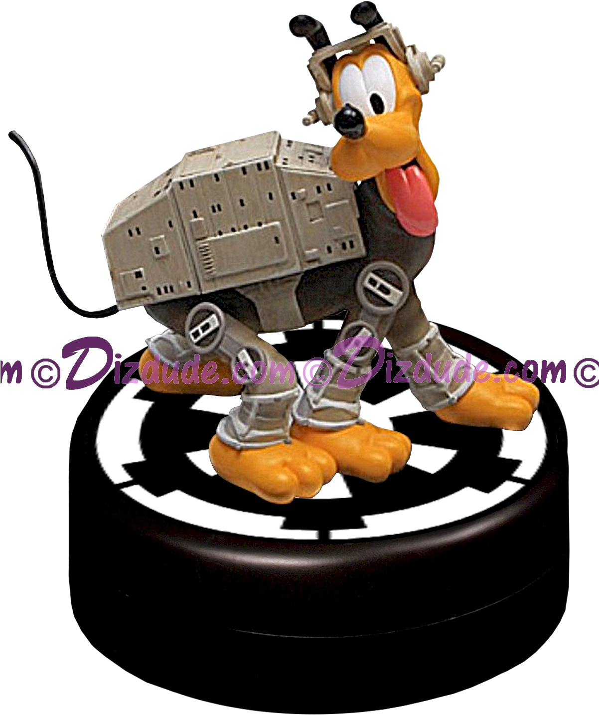 Pluto As An At-at Medium Big Fig With Pin Le - Disney Pluto Star Wars Pin (1201x1493), Png Download