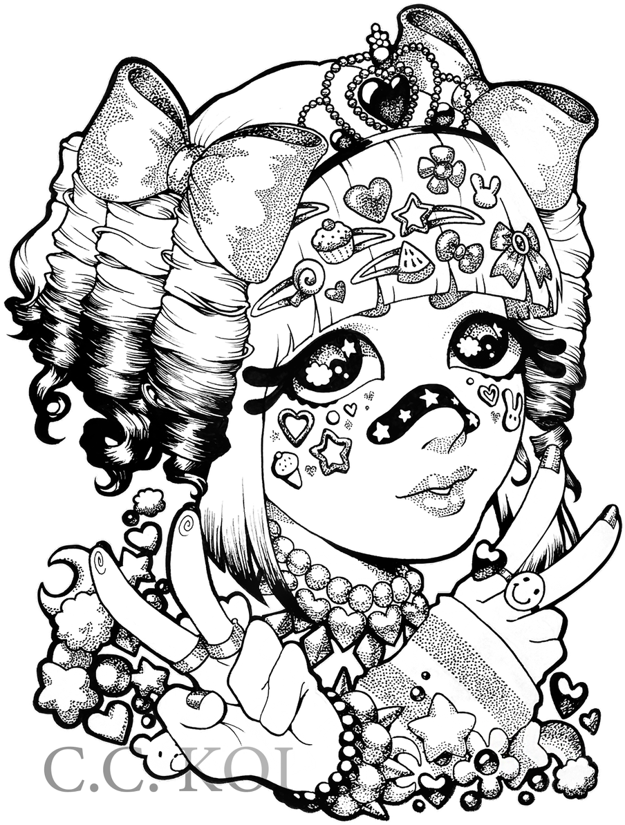 Koi And Finally She& - Girl (906x1200), Png Download