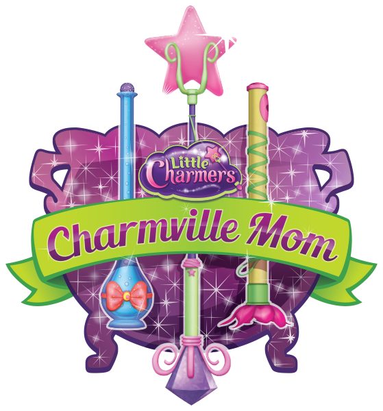 Little Charmers Charmville Mom Badge - Little Charmers - Sparkle Up Dvd (559x600), Png Download