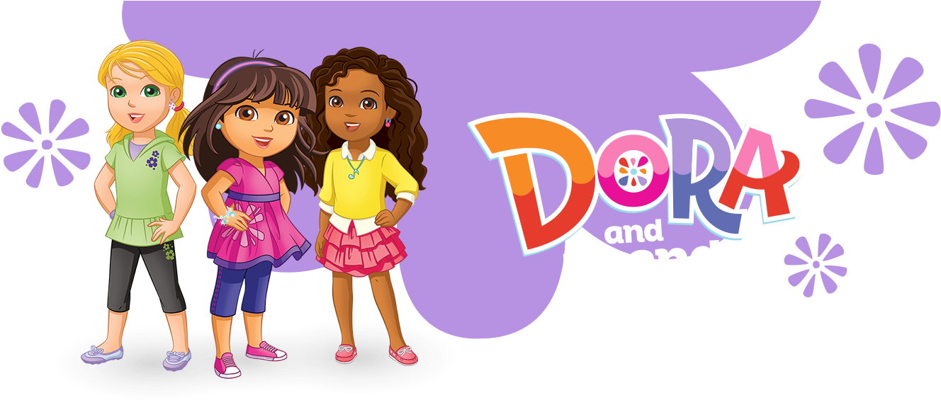 Property Header Dora And Friends Desktop Portrait 2x - Dora And Friends Into The City Logo (1536x680), Png Download
