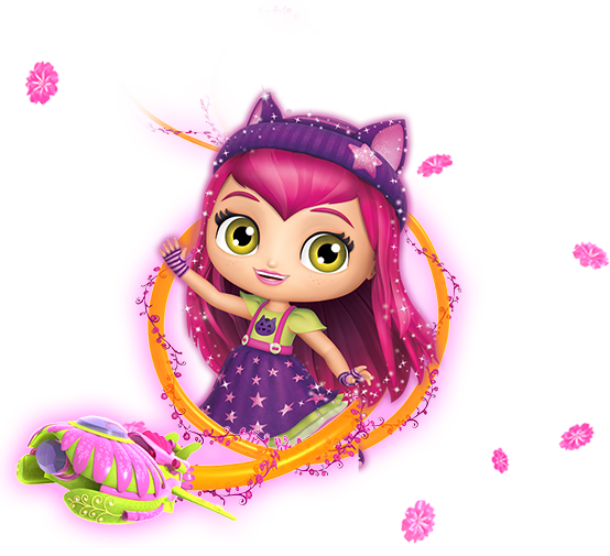 الشخصية - Little Charmers App (554x505), Png Download
