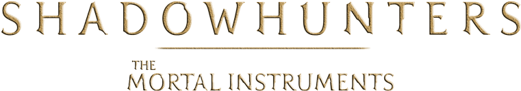 Free Download Shadowhunters The Mortal Instruments - Shadowhunters The Mortal Instruments Logo (800x180), Png Download