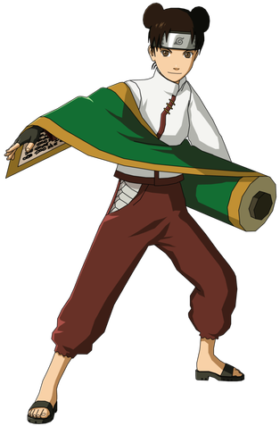 Tenten - Chun Li Vs Ten Ten (314x477), Png Download