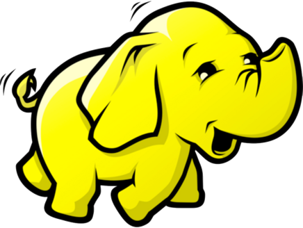 Big Data - Hadoop Elephant Png (436x328), Png Download