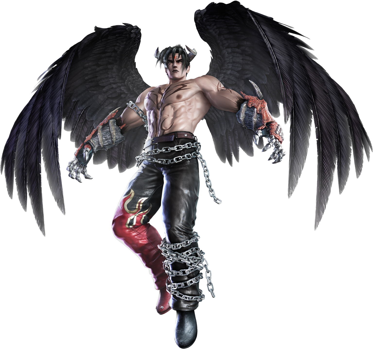 Devil Jin Ttt2 Render Art - Tekken Devil Jin (1600x1478), Png Download