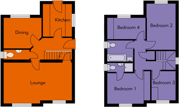 Floor Plan (620x360), Png Download