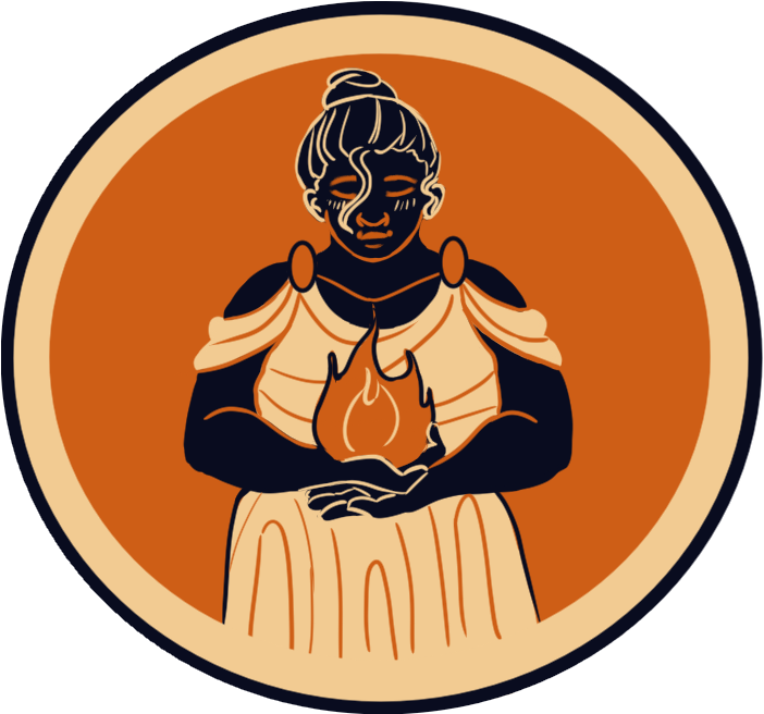 “guys I Want Hestia To Be My Mom Ares, Hermes, Thanatos - Illustration (703x662), Png Download