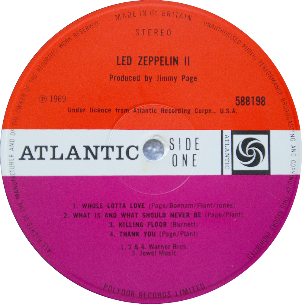 588198 Led Zeppelin Ii - Iron Butterfly In A Gadda Da Vida Cd Cover (1000x1006), Png Download