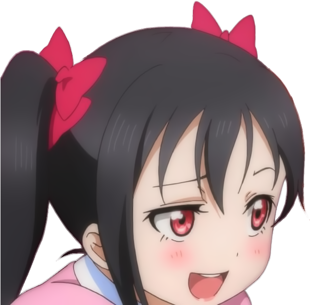 Another Rare Nico - Love Live Faces Transparent (652x636), Png Download