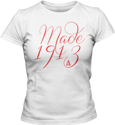 Delta Sigma Theta Made 1913 Tee - Alpha Kappa Alpha White Shirts (480x480), Png Download