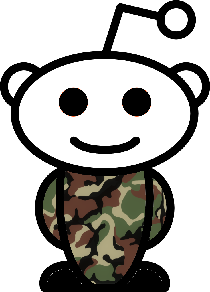 Reddit Soldier - Subreddit Reddit Alien (736x1024), Png Download