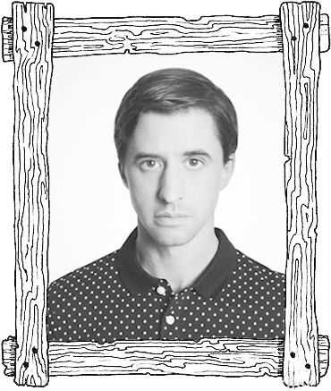 Wooden Frame - Julian Deane Comedy (390x450), Png Download