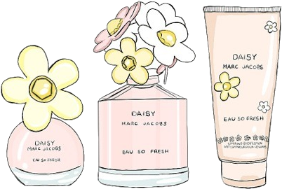 Daisy, Marc Jacobs, And Perfume Image - Transparent Daisy Marc Jacobs Perfume (500x324), Png Download