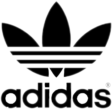 Adidas Originals Logo Black (472x461), Png Download