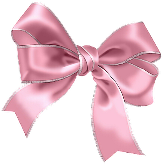 Ribbon Kawaii Pink Cute Girly Tumblr Ftestickers - Baby Blue Ribbon Png (600x596), Png Download