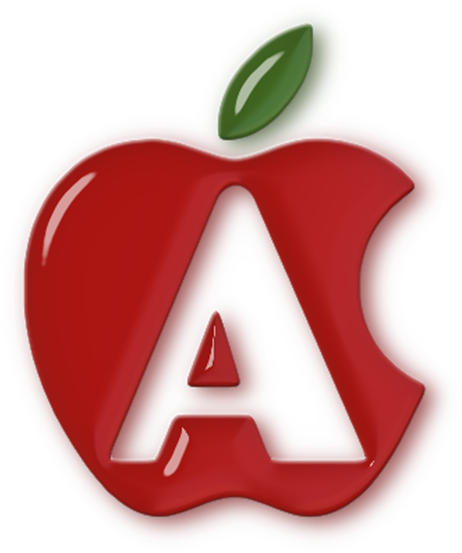 Alfabeto Maçã Colorido - Alphabet (892x928), Png Download