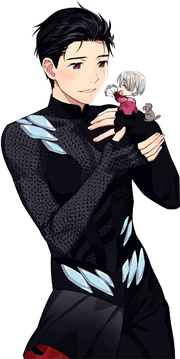 Наклейка Yuuri Katsuki X Victor Nikiforov » Yuri On - Yuri On Ice Koji (422x753), Png Download