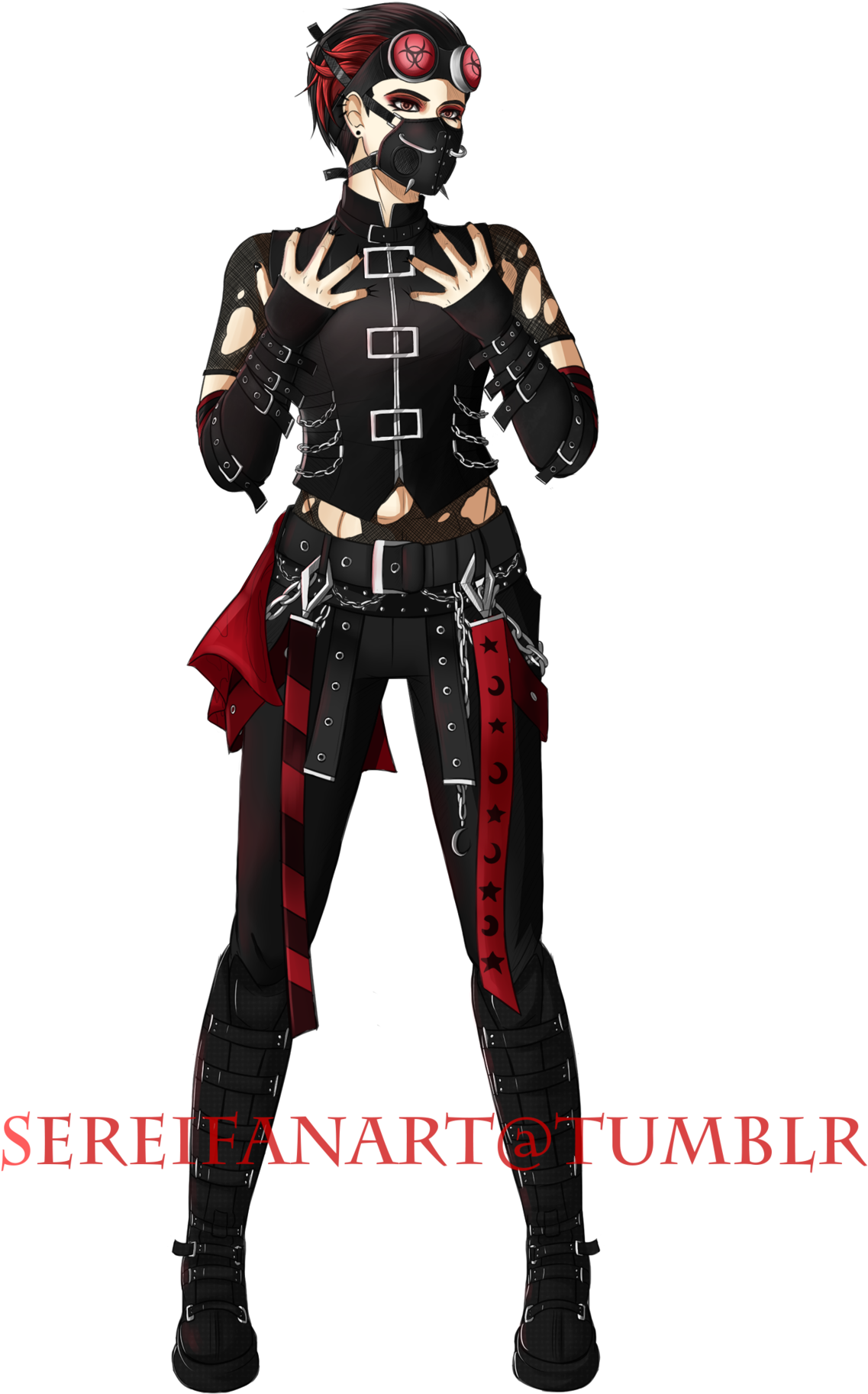 I Like Cybergoth Fashion And I Like Yuuri Katsuki - Katsuki (1183x1920), Png Download