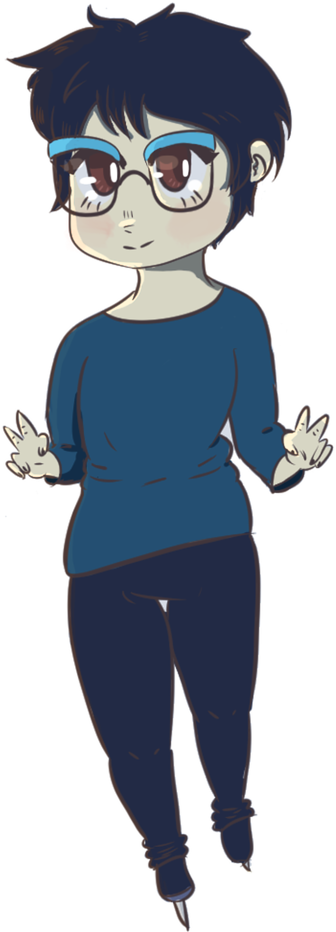 Chibi Yuri On Ice Yuri On Ice Yoi Katsuki Yuuri Katsuki - Cartoon (954x1920), Png Download