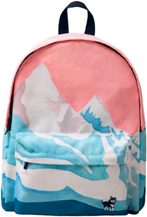 Itgirl Shop Alaska Cartoon Print Backack Aesthetic - Alaska Backpack (460x460), Png Download