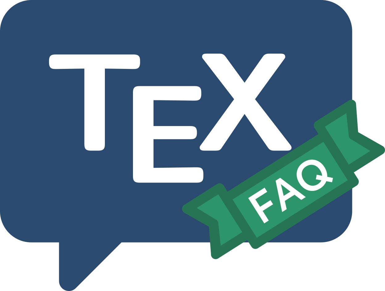 The Tex Faq - Tex (1248x942), Png Download