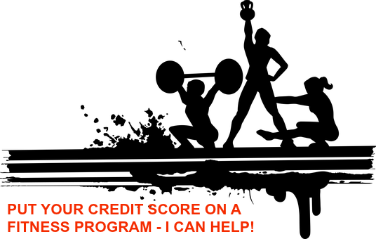 Putting Your Credit Score On A Fitness Program - Workout Png (536x340), Png Download