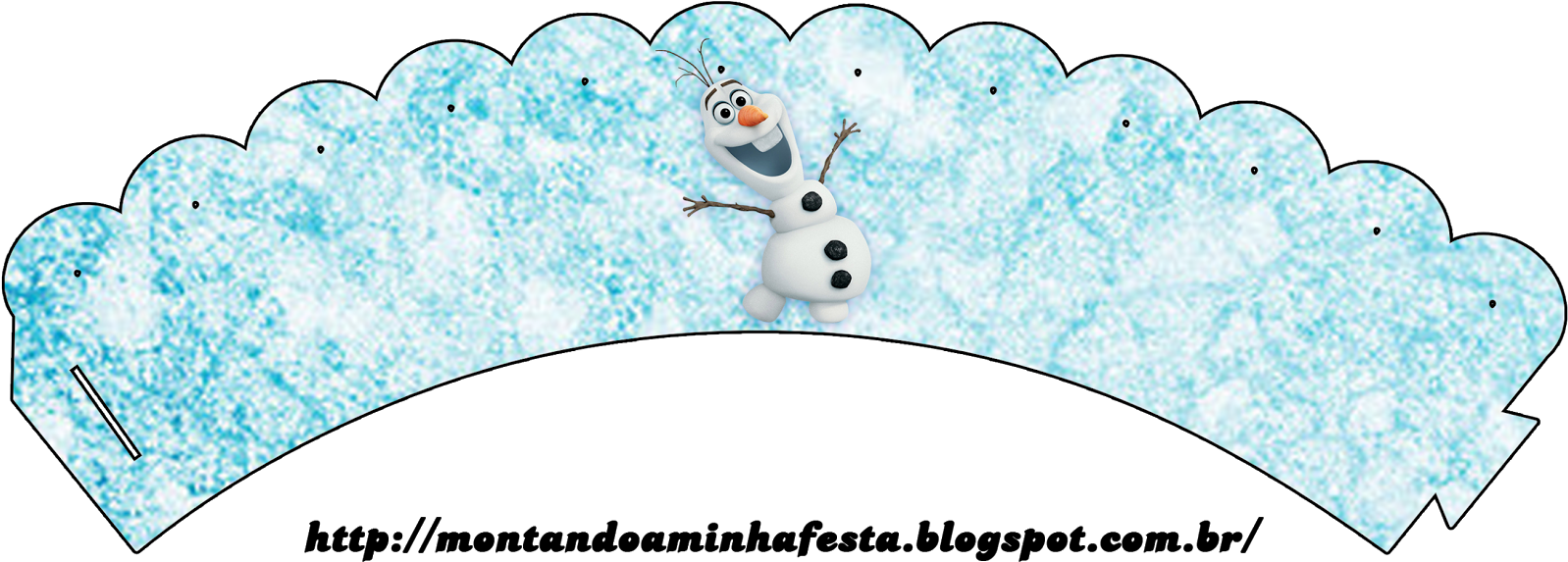 Saquinho De Chá Olaf - Cupcake (1600x738), Png Download