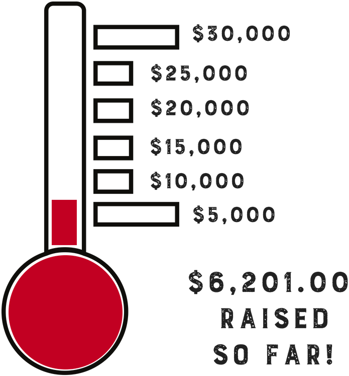 Abf Capacity Grant Thermometer - Circle (940x788), Png Download