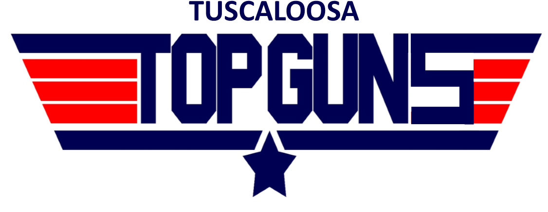 Tuscaloosa, Al The Tuscaloosa Top Guns Set A Franchise - Top Gun Logo Film (1126x465), Png Download