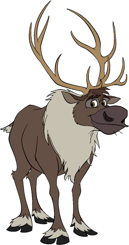 Frozen Sven Png Pic - Frozen Sven Clipart (450x839), Png Download