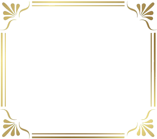 Moldura Quadro Dourada Gold Ouro @lucianoballack - Bordes De Diplomas Png (650x573), Png Download