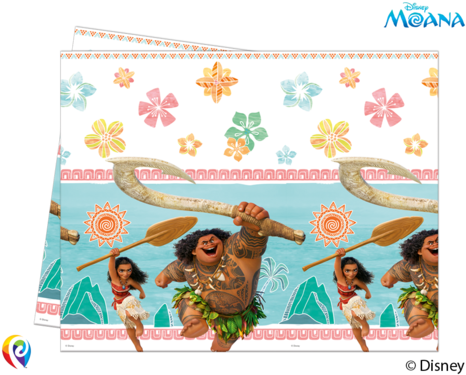 Disney Moana - Plastic Tablecover - Moana Table Cover (480x384), Png Download