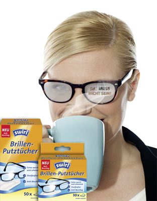 Swirl® Lens Cleaning Tissues - Swirl Brillen-putztücher, Einzeln Verpackt (312x400), Png Download