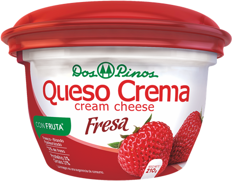 Dos Pinos Lanza Queso Crema Con Sabor A Fresa Infoleche - Dos Pinos (747x480), Png Download