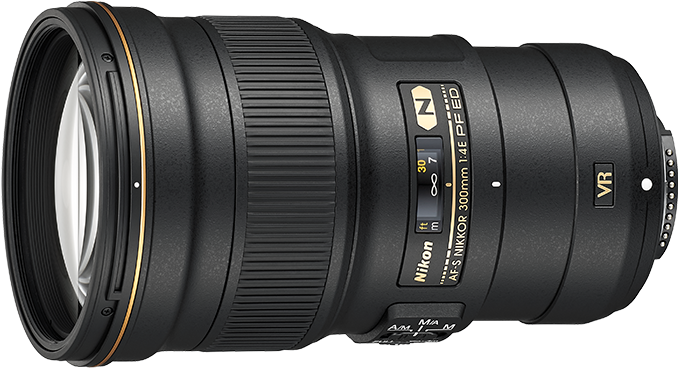 Nikkor 300mm F4e Pf Ed Vr Lens (800x600), Png Download