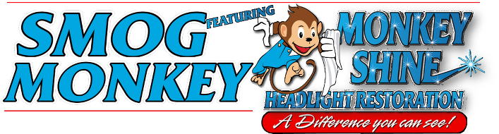 775 507 - Smog Monkey Featuring Monkey Shine Headlight Restoration (713x192), Png Download