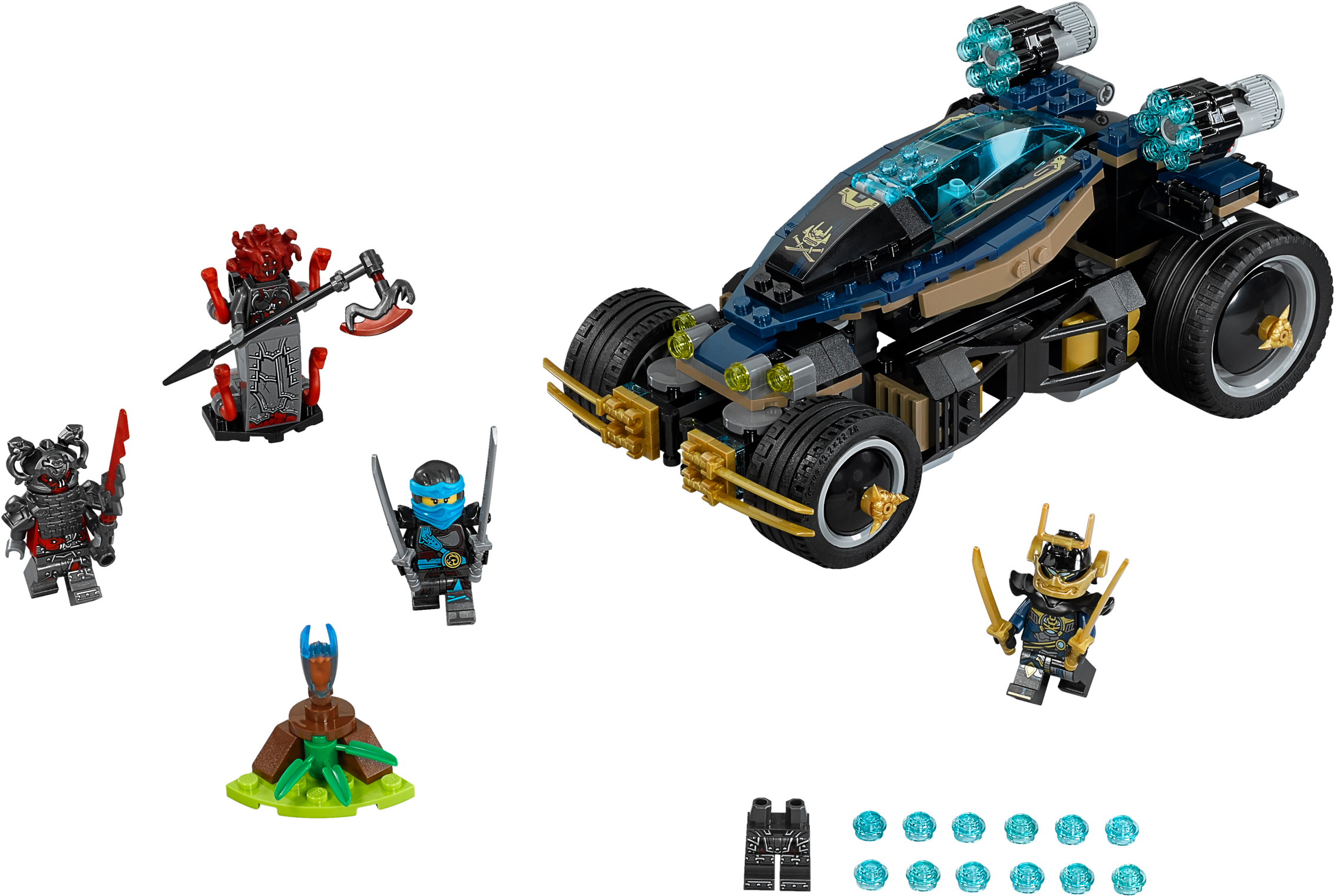 Samurai Vxl - Lego Ninjago 2017 Samurai Vxl (2400x1800), Png Download