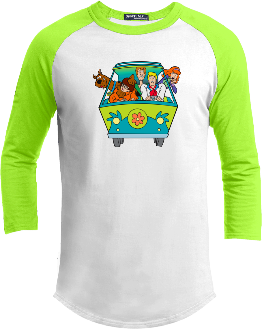 Scooby Doo Cartoon Hanna Barbera Mystery Machine 3 - Sticky Pig Scooby Doo Minivan Vynil Car Sticker 4 X (1155x1155), Png Download