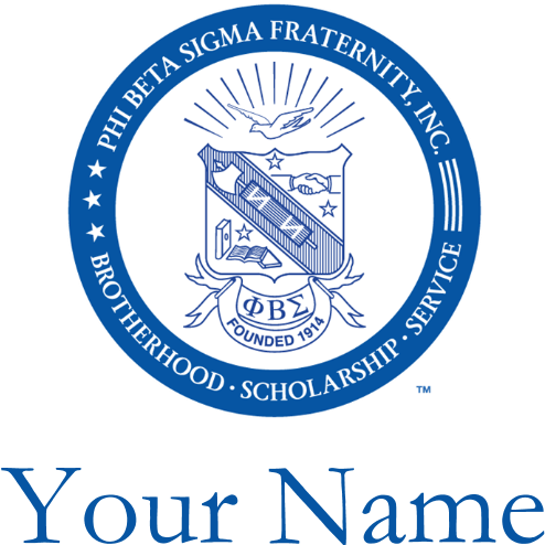 Phi Beta Sigma Shield Personalized White T-shirt - Zeta Phi Beta Sigma (700x700), Png Download