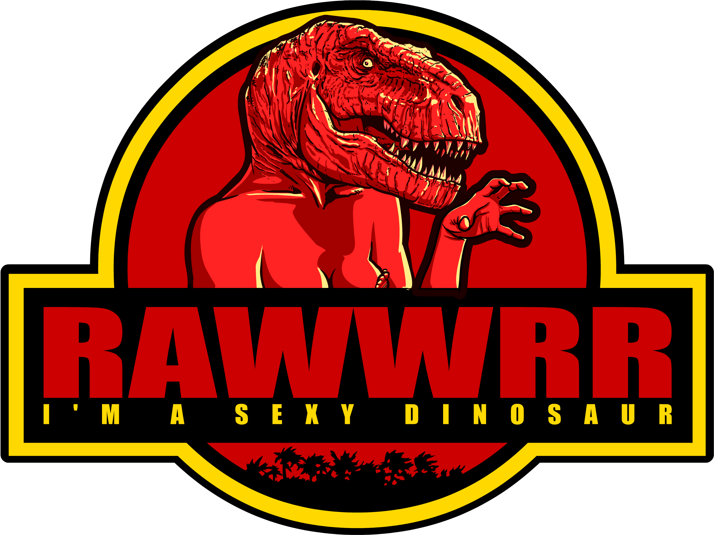 Sexy Dinosaurs - Dinosaur (2400x1800), Png Download
