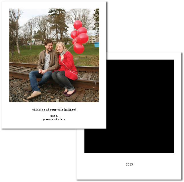 Vintage Polaroid Holiday - Flat Panel Display (793x792), Png Download