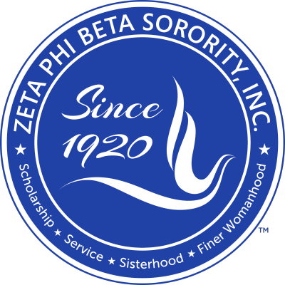 Upsilon Zeta Zeta Sorority Row, Phi Beta Sigma, Blue - Zeta Phi Beta Sorority Brand (400x400), Png Download