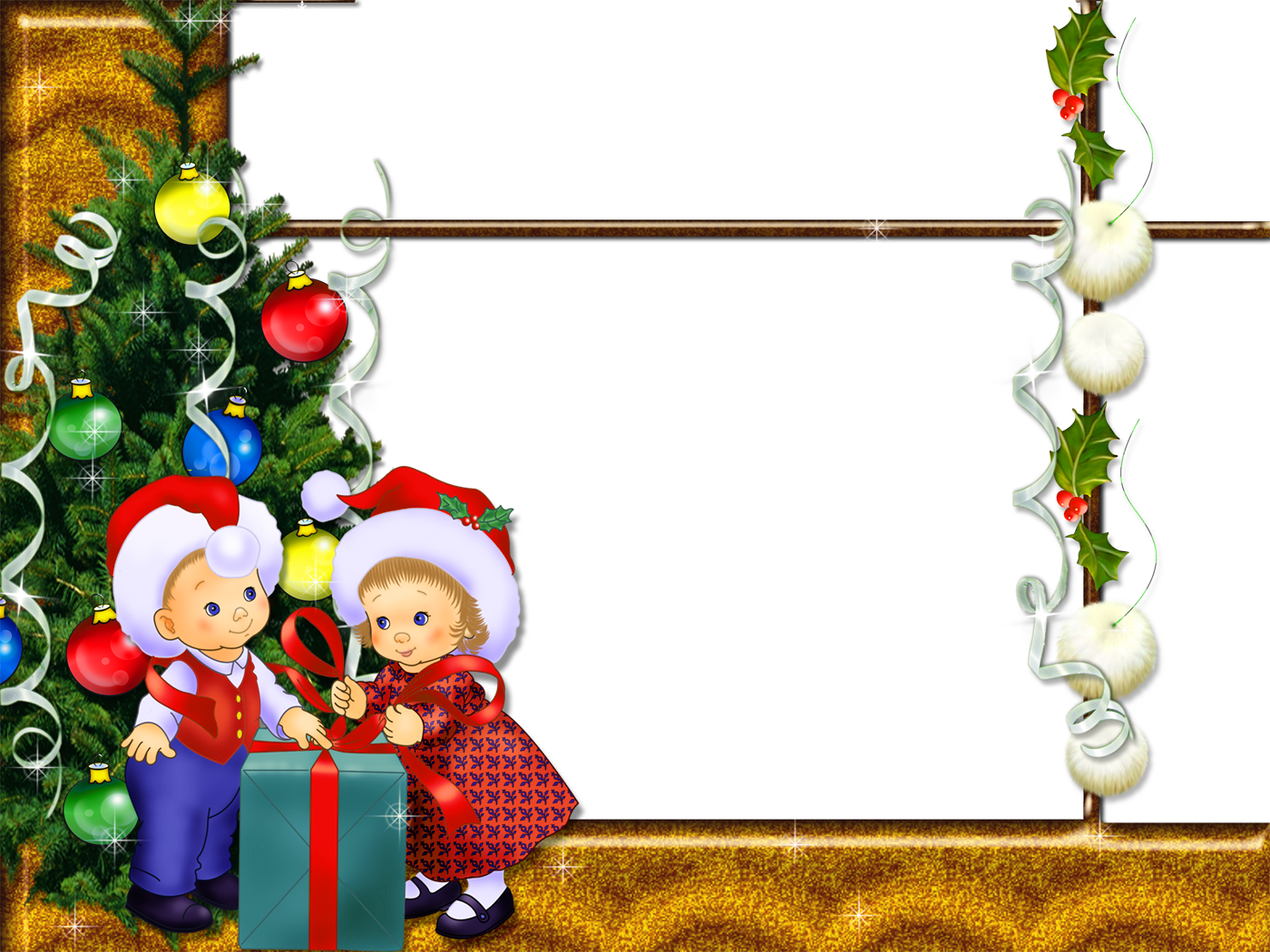 Merry Christmas Quotes - Christmas Wallpaper Frames Png (1400x1050), Png Download