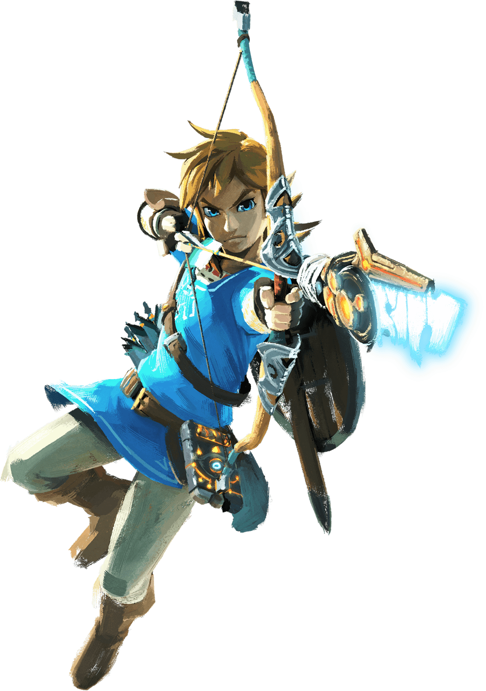 The Legend Of Zelda Wiiu Artwork - Sandisk 64gb Microsdxc Nintendo Switch Sdsqxat-064g-gn6za (990x1407), Png Download