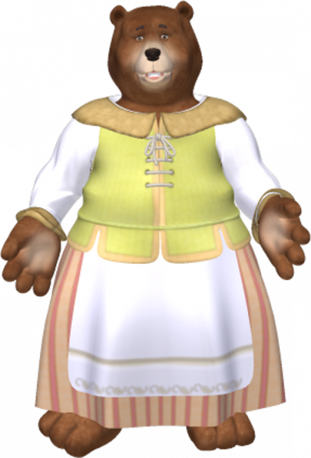 Mama Bear Clipart - Mama Bear Clipart Png (450x661), Png Download