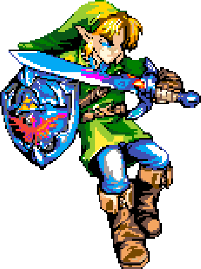 Epic Link Pixel Art - Epic Link (399x532), Png Download