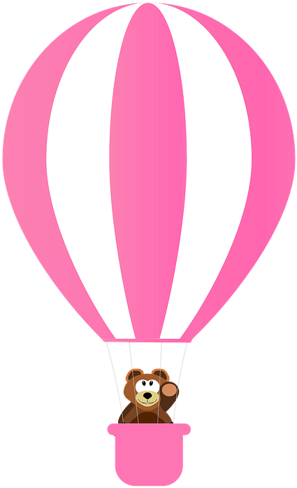 Urso No Balão Png - Balloon (540x720), Png Download