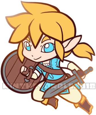 Link Chibi Pin - Computer File (400x400), Png Download