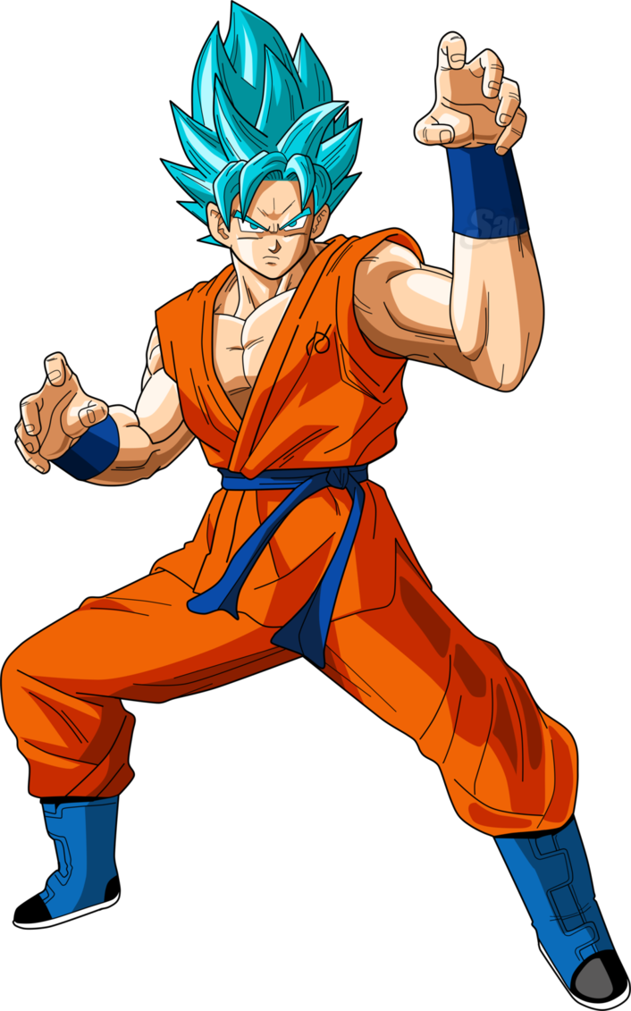 Goku Clipart Ssgss - Dbs Goku Ssgss (706x1131), Png Download