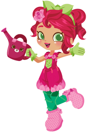 Shopkins Happy Places Characters Season 2 Rosie Bloom - Rosie Bloom Happy Places (525x434), Png Download